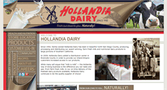 Desktop Screenshot of hollandiadairy.com