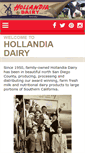 Mobile Screenshot of hollandiadairy.com